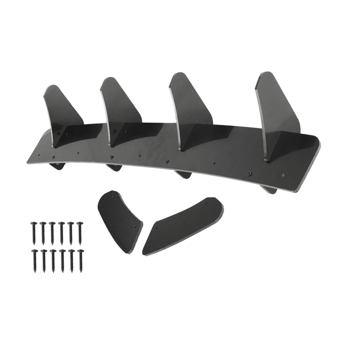 4-Fin Rear Diffuser for VW Golf MK7 GTI