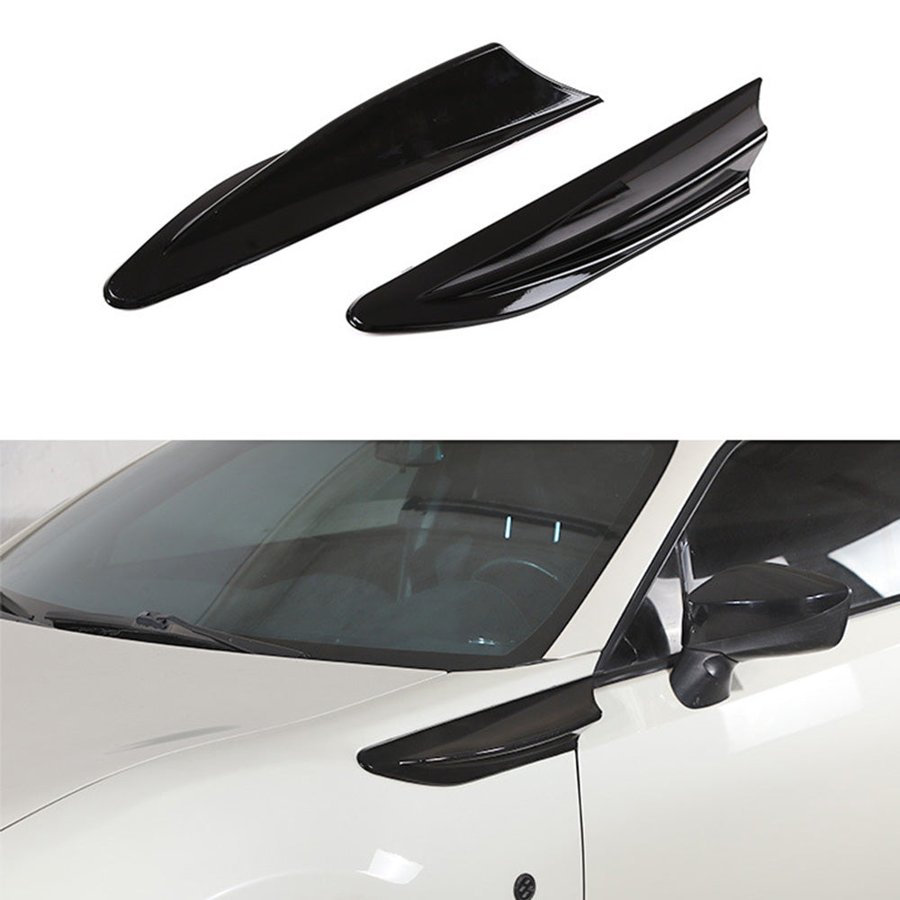 Black side fender vent trim for Toyota 86