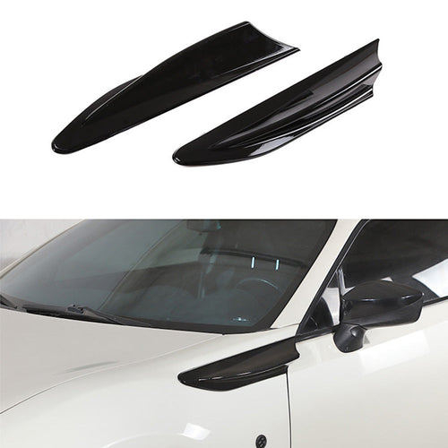Black side fender vent trim for Toyota 86