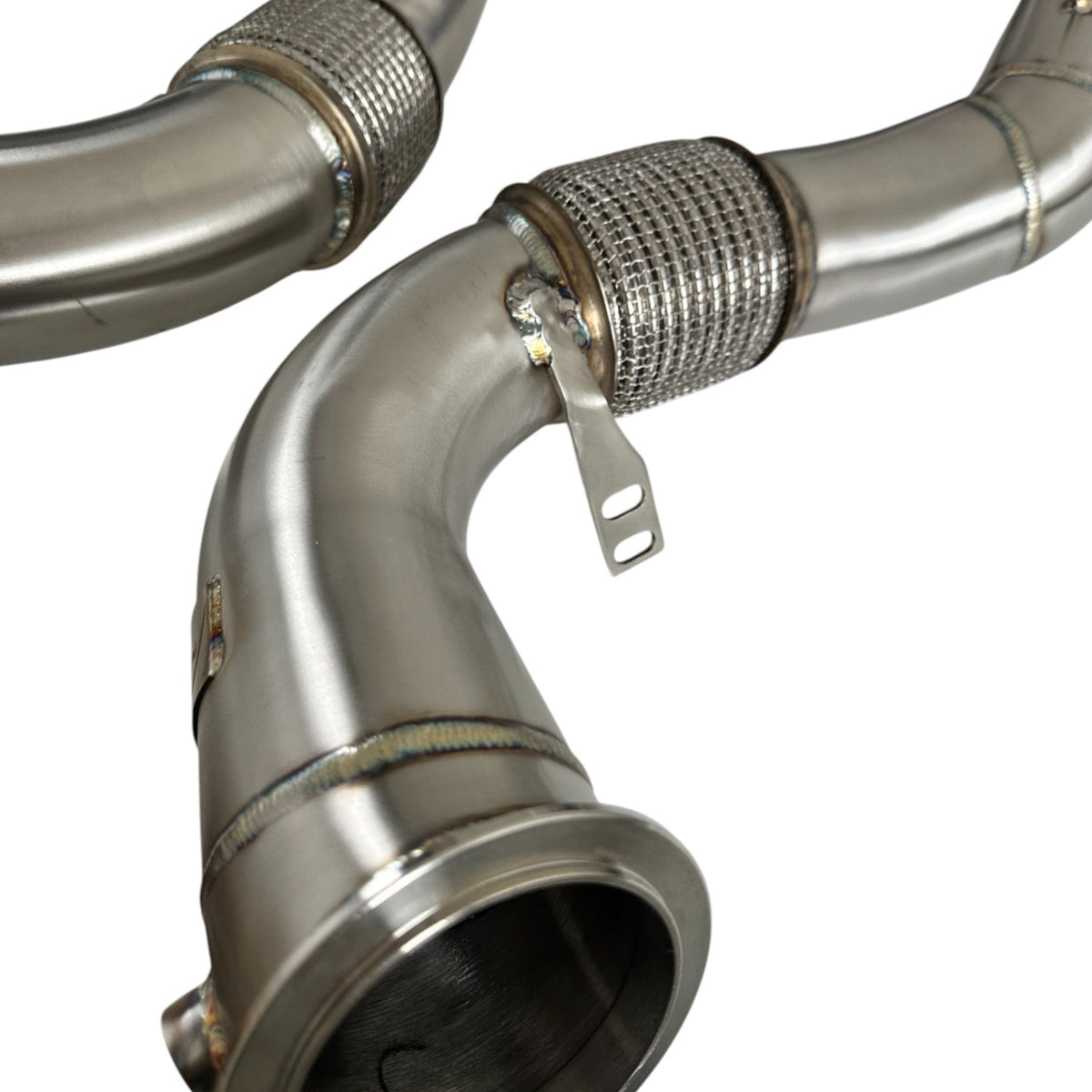 N63 Race Downpipes for BMW M550i, 750i, M850i & X5
