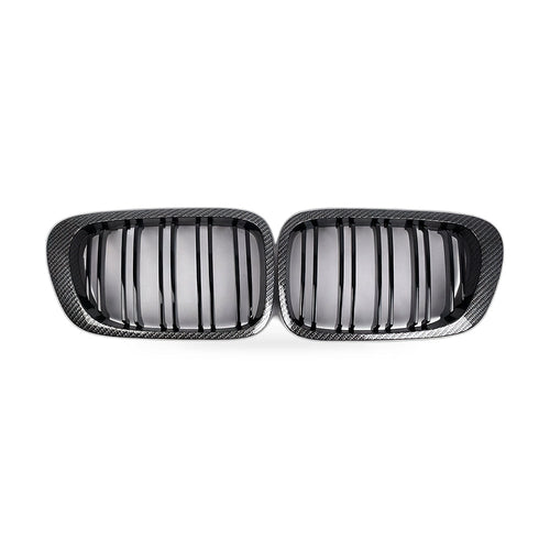 Carbon fibre twin line grille for BMW E46 M3 coupe