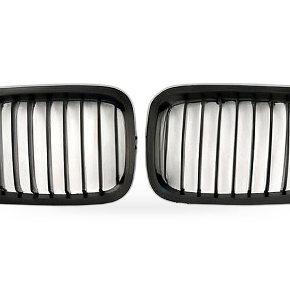 Single line front grille for BMW E46 coupe and M3