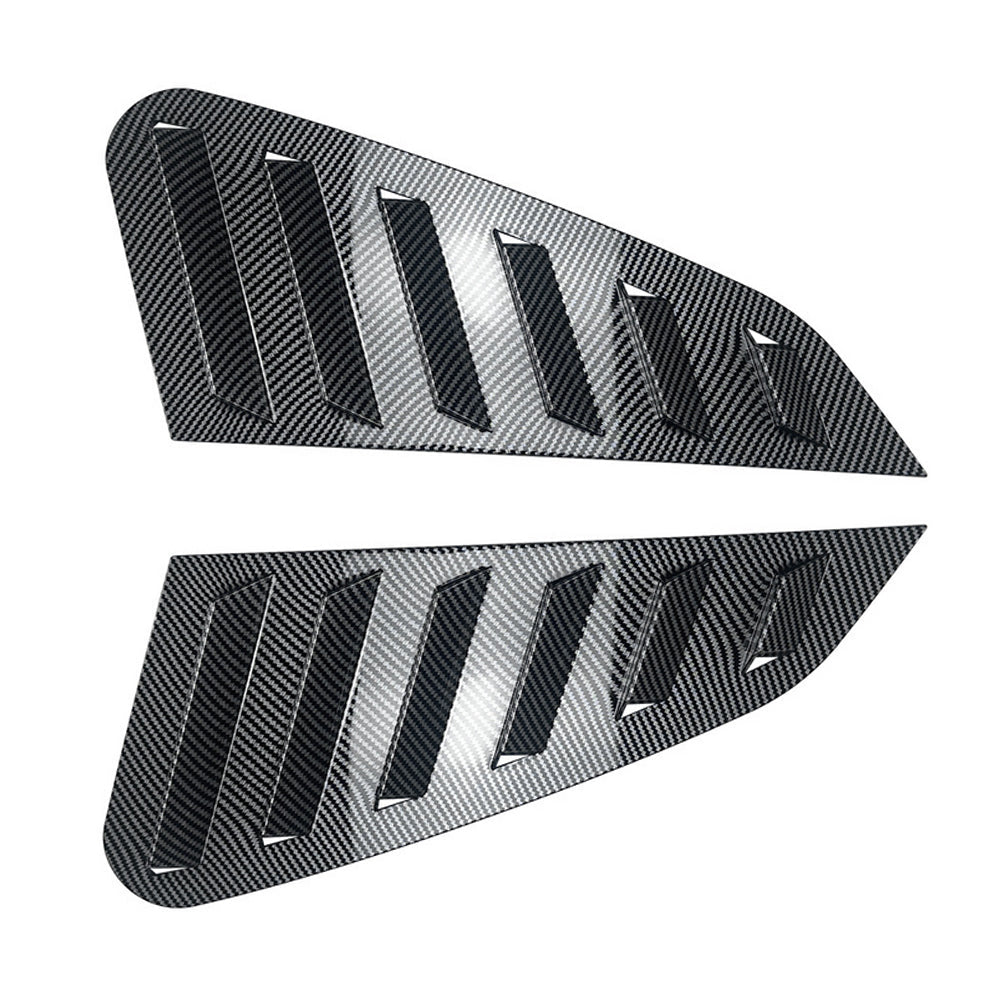 Carbon-Look Rear Quarter Louvres for Subaru WRX