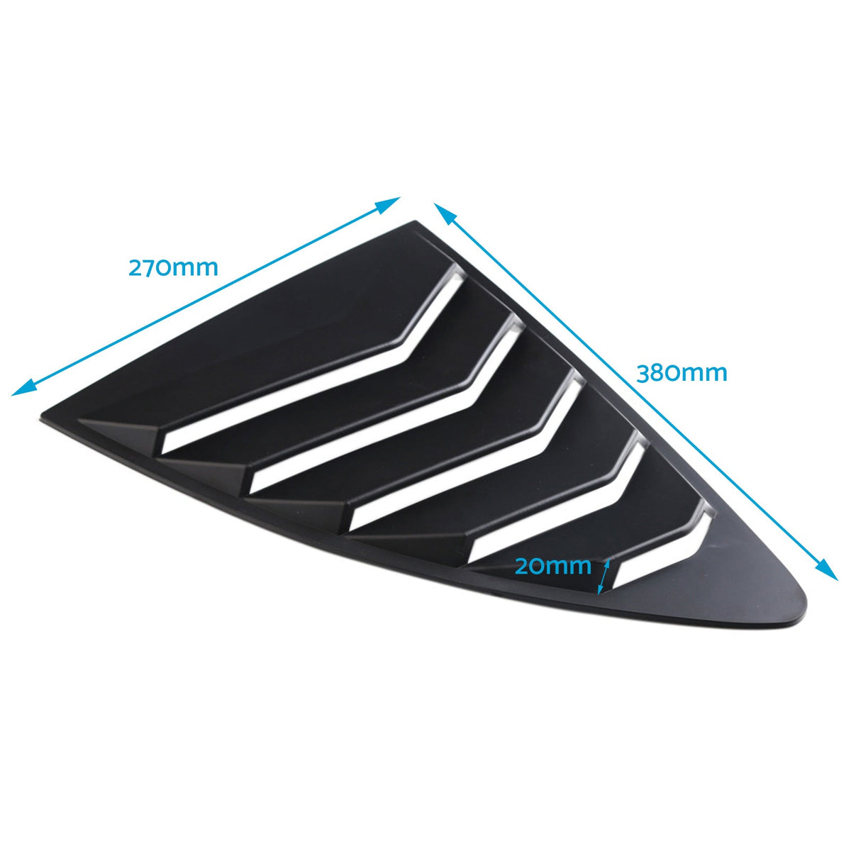 Rear side window louver covers pair for Toyota 86