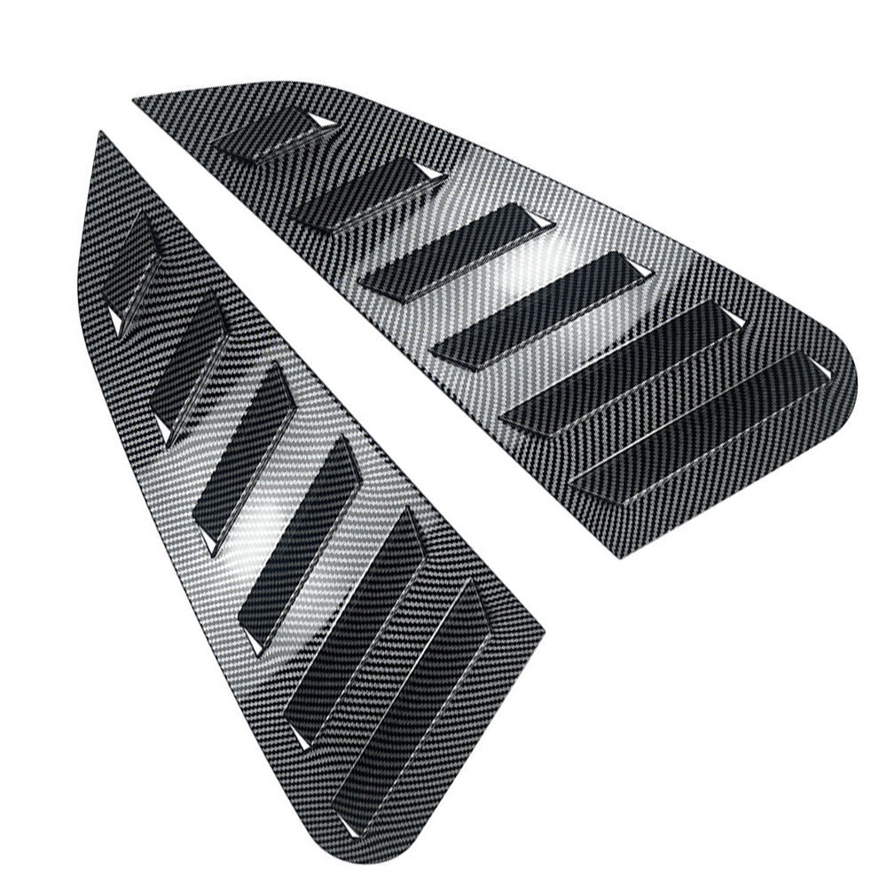Carbon-Look Rear Quarter Louvres for Subaru WRX