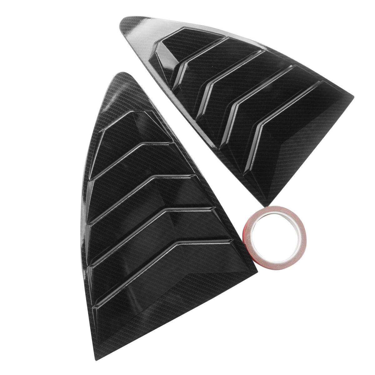 Rear window louver cover trim for Toyota 86
