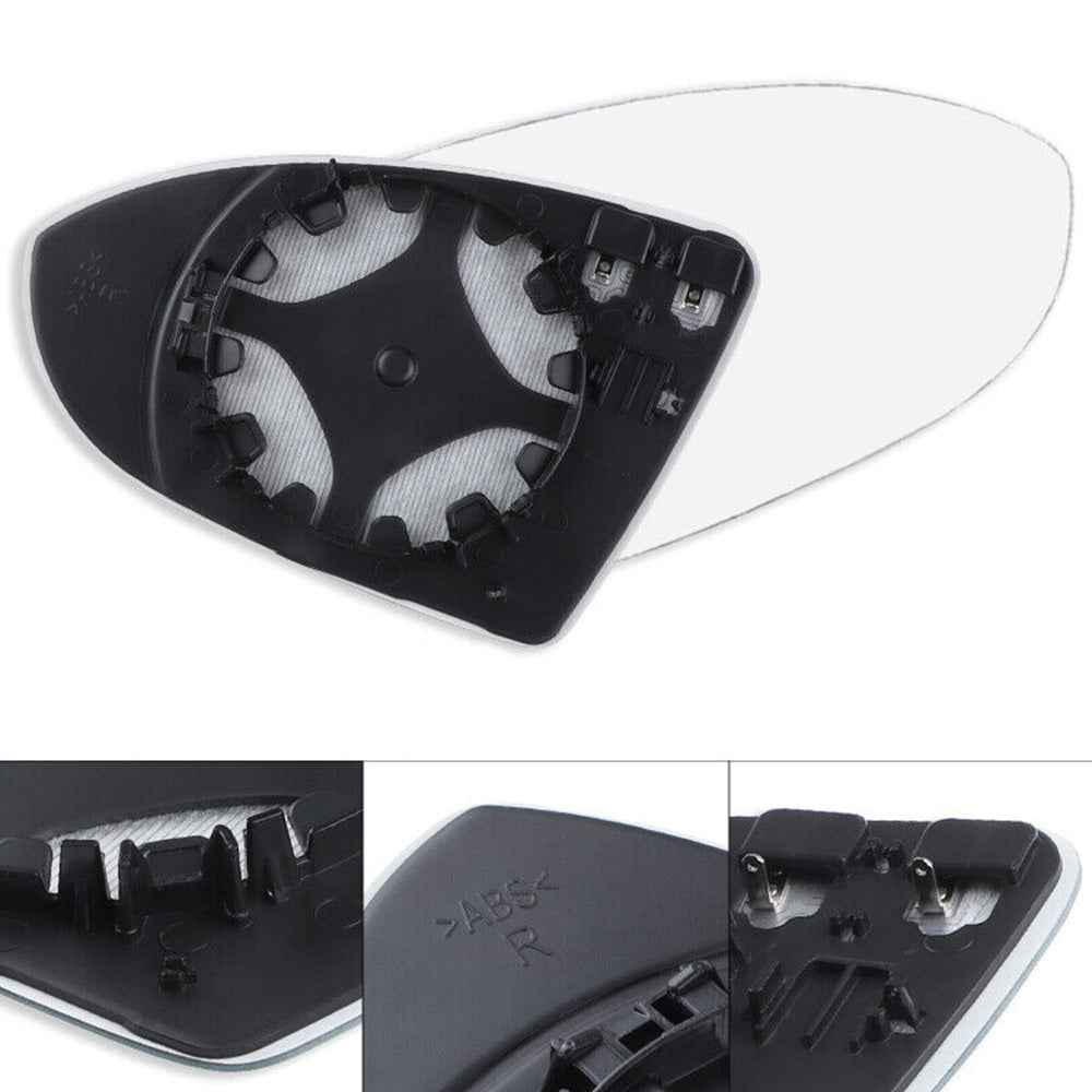 Right heated convex mirror glass for VW Golf MK7 GTI