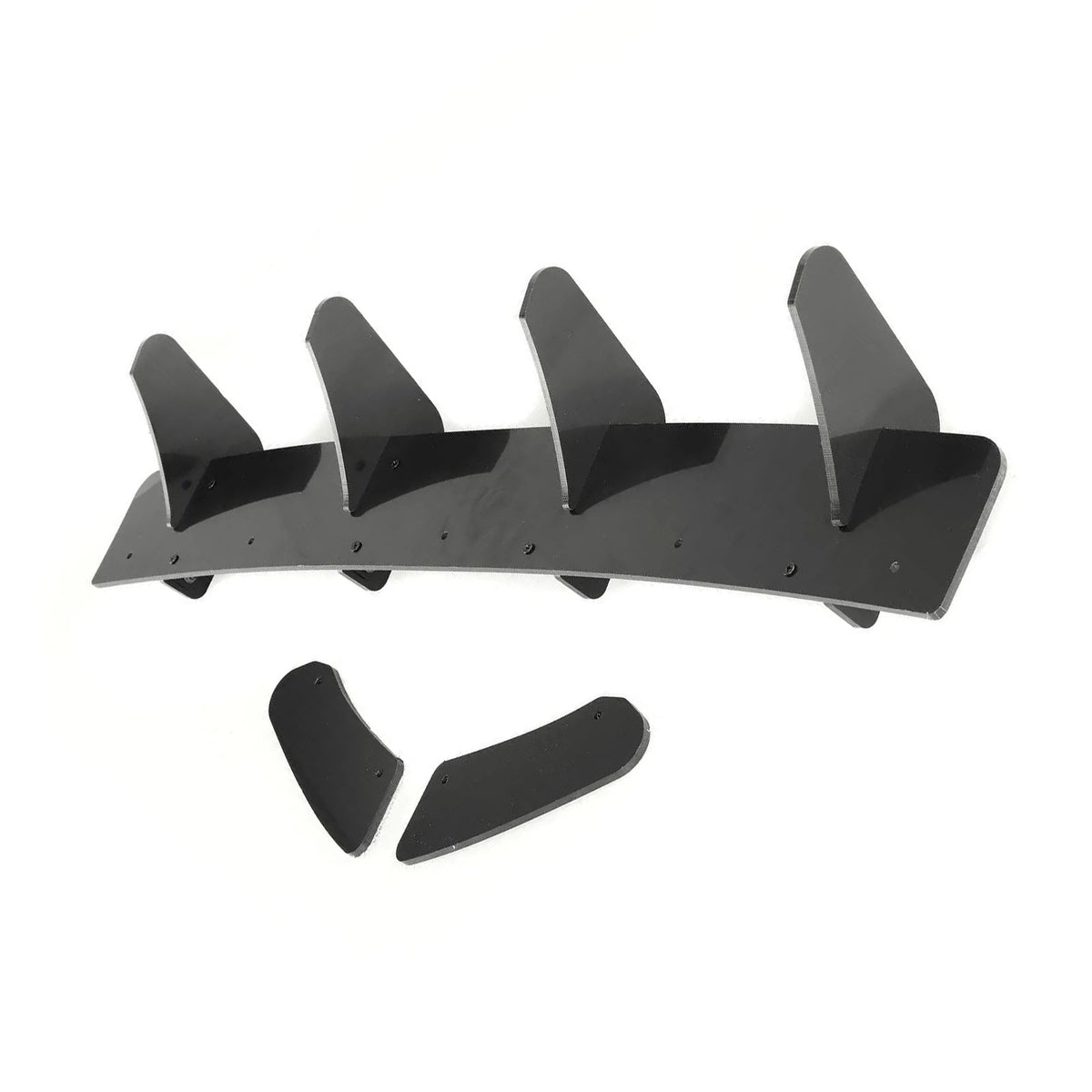 4-Fin Rear Diffuser for VW Golf MK7 GTI